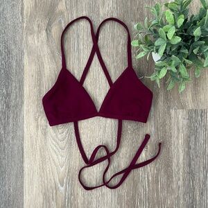 Jolyn Triangle Bikini Top Size S